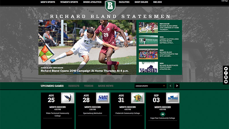 Richard Bland Launches New Website Redesign
